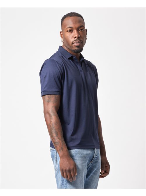 Polo in cotone Richmond X con logo ricamato RICHMOND X | UMP25333PODARK SAPPHIRE